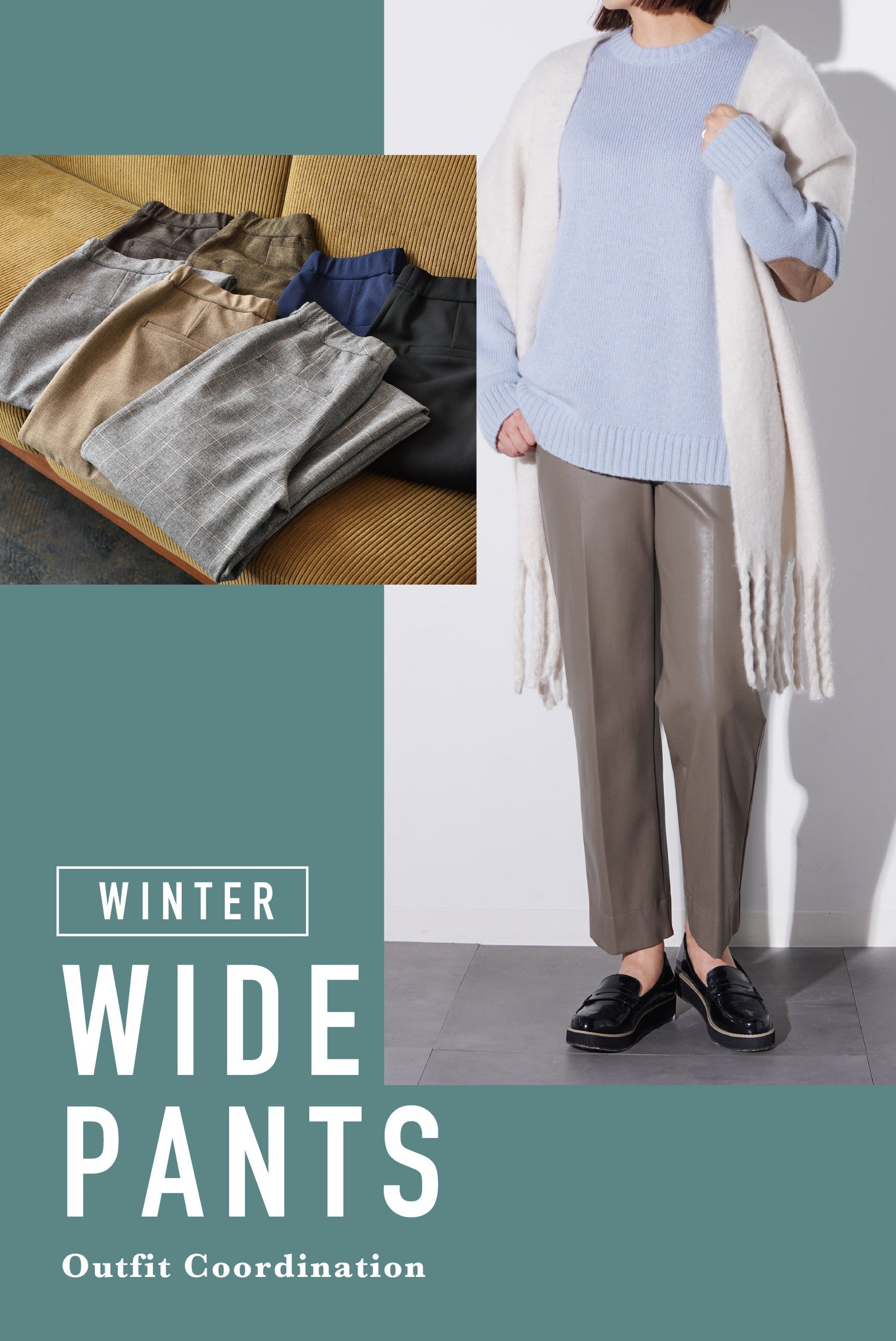 Winter Wide Pants Styles | 5 Stylish Looks for Women in Their 60s 