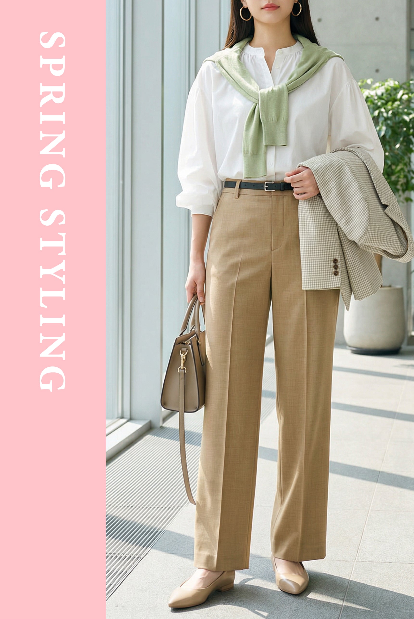 40代の春パンツコーデ7選｜きれいめも体型カバーも叶う大人の着こなし術