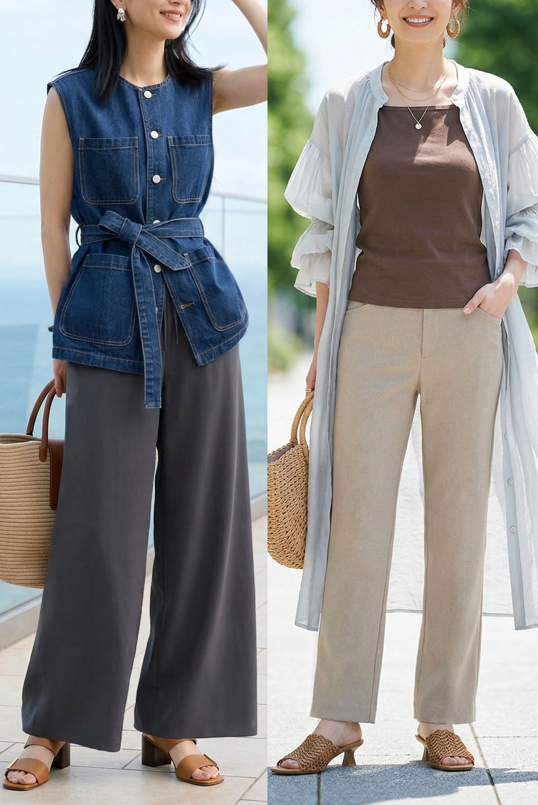 50代の夏パンツコーデ【2026年最新】｜洗練きれいめ・体型カバー・通勤に効く品格の着こなし7選
