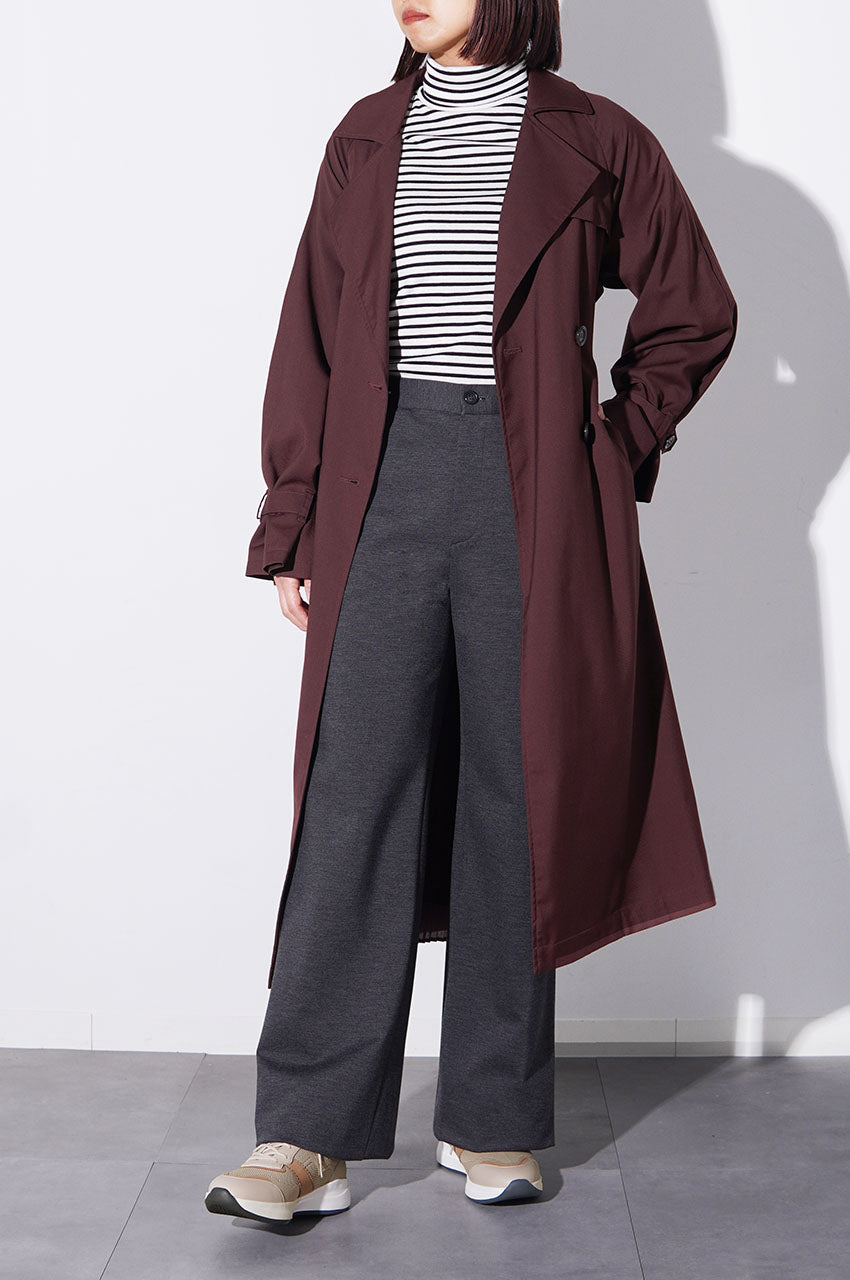 重めシルエットで垢抜け！カジュアルコーデ<br>【ベーシックニットウォーム・ワイド】