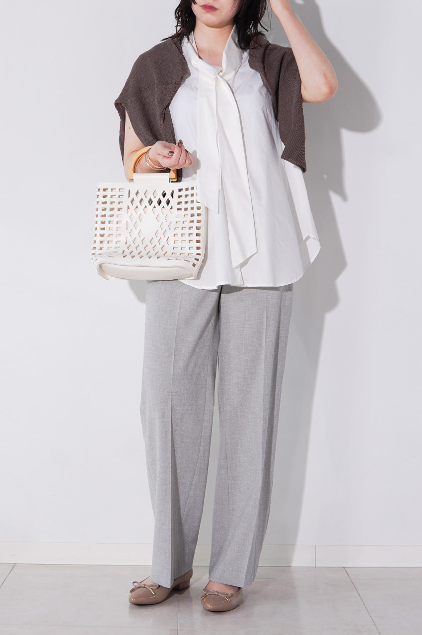 きちんと見えて、軽やか。夏の定番パンツ<br>【ドライエア・ワイド】