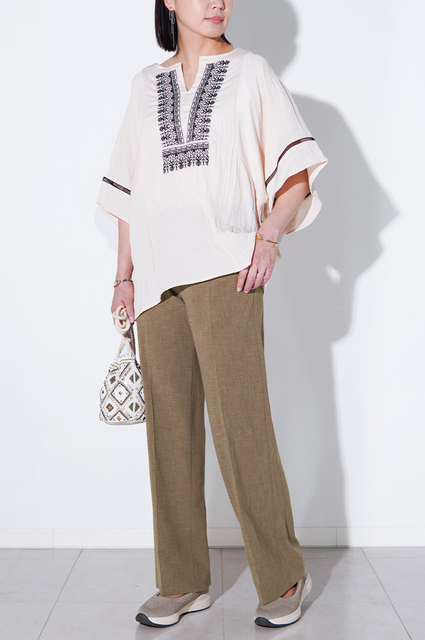 涼やかに映える、大人のリラックスパンツ<br>【ドライエア・ワイド】