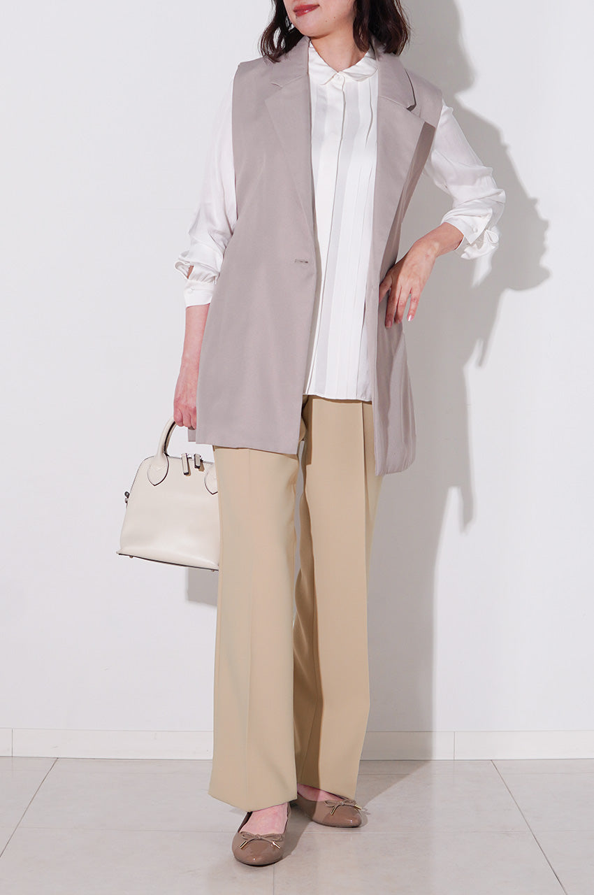 頑張りすぎない、洗練ベージュ<br>【ダブルクロス・ストレート】