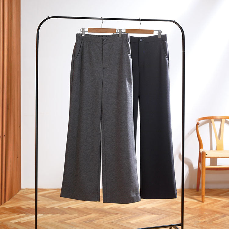 ベーシックニットウォーム・ワイド」冬の朝、迷わずはける。毎日頼れる