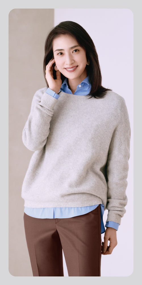 美品✨B-Three 　ビースリー　ミラクルストレッチパンツ　秋冬　グレー　M ストレッチパンツ専門店 B-THREE（ビースリー）公式通販サイト