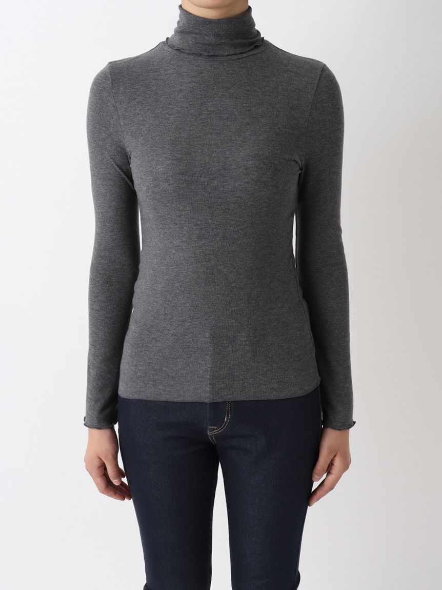 High-neck pullover