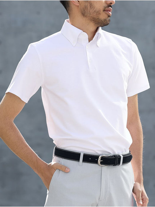 Button-down polo shirts