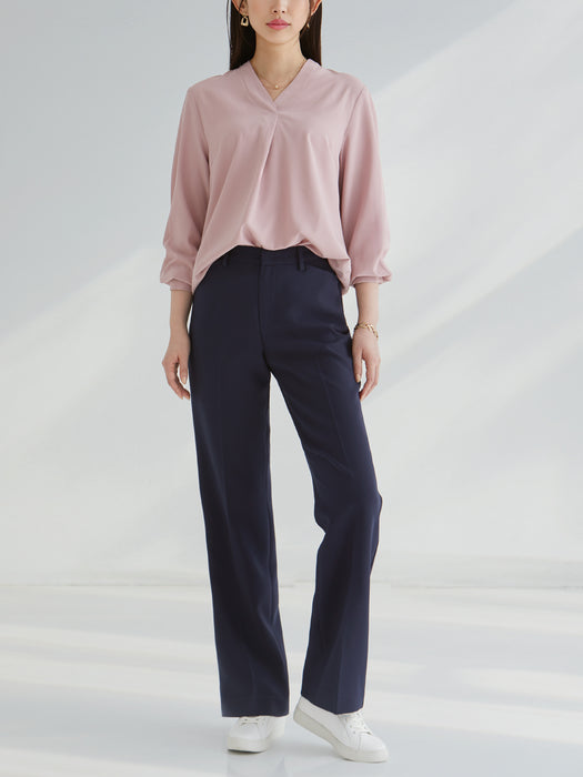 ダブルクロス・ストレートパンツ