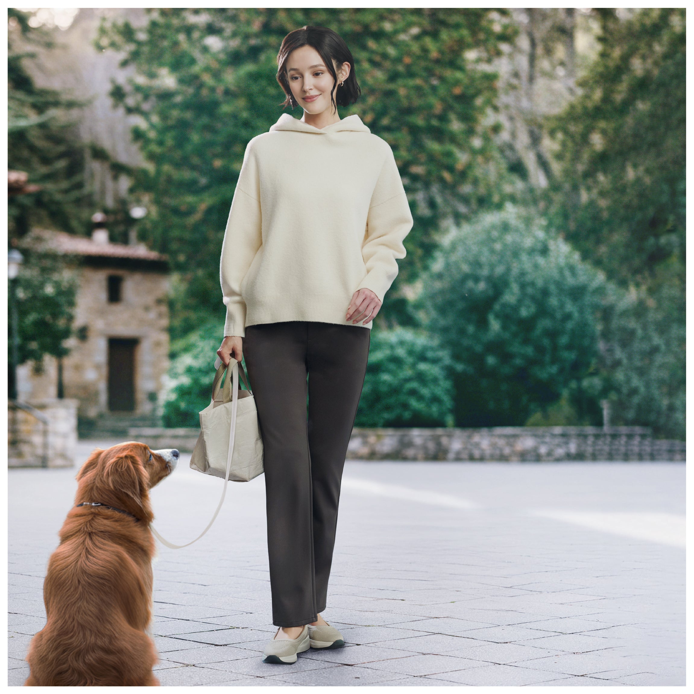 ケトレル・ストレート」大好きなペットとおでかけ直前までハグ