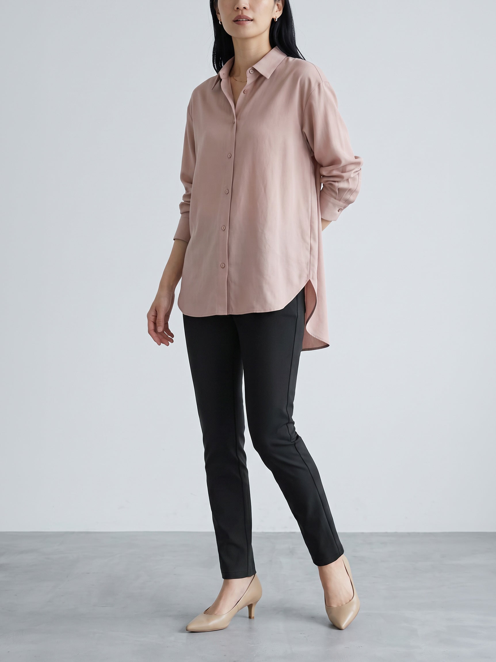 Satin Slim Pants