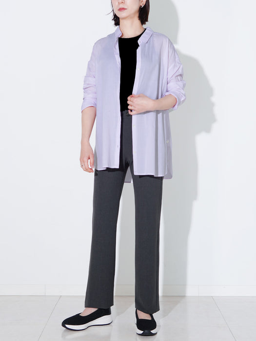 ジョーゼット・ストレートパンツ