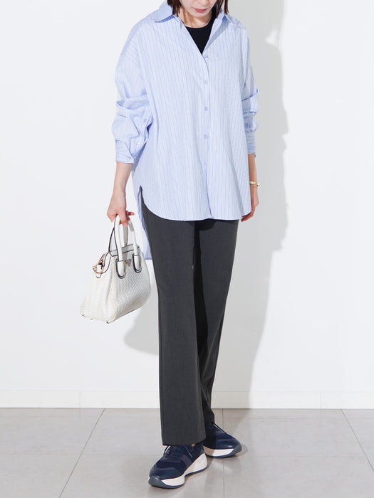 ジョーゼット・ストレートパンツ