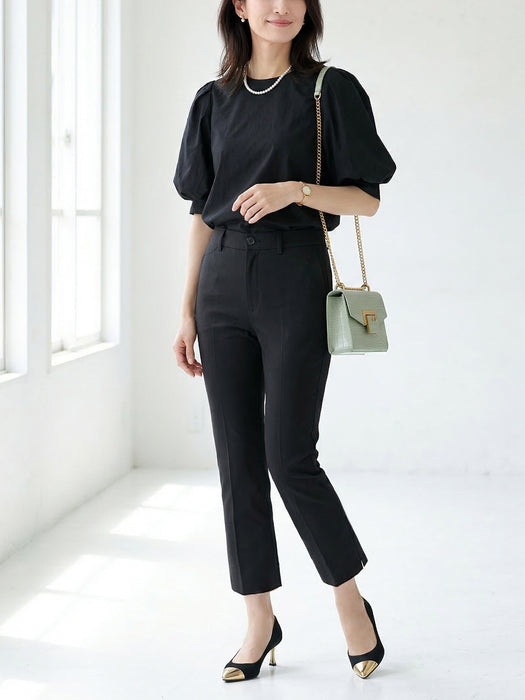 [Summer Limited Edition] Georgette Slit Cropped Pants