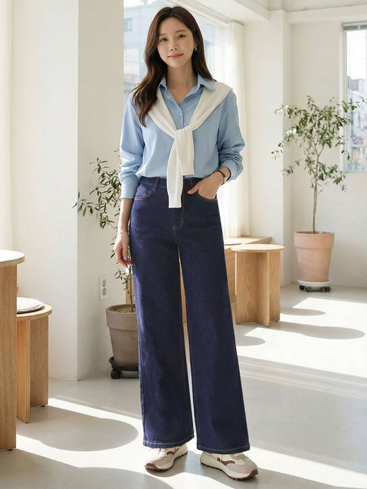 スムースジーンズ・ワイドパンツ