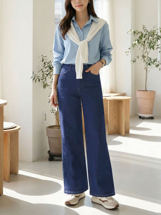 スムースジーンズ・ワイドパンツ