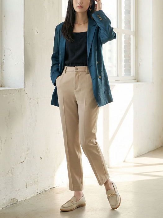 オックスフォード・テーパードパンツ