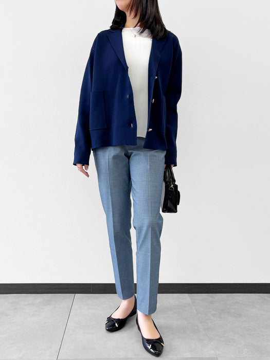 オックスフォード・テーパードパンツ