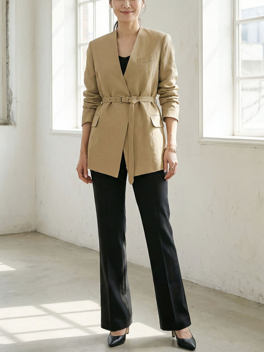 ダブルクロス・セミフレアパンツ