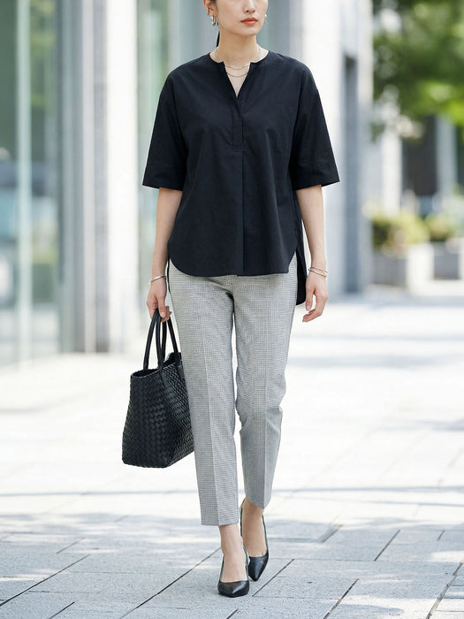 【夏季限定】マイクロパターン・クロップドパンツ