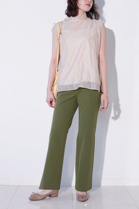 コットン+3・スニーカーカットパンツ