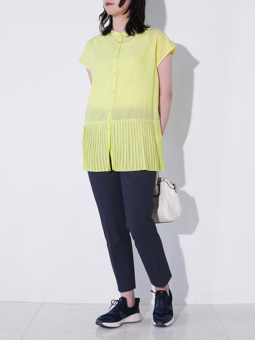 ドライチェック・テーパードパンツ