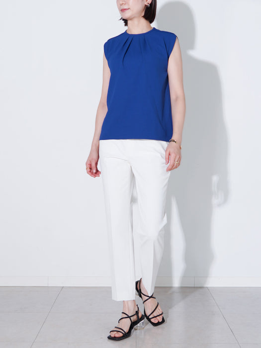 ドライチェック・テーパードパンツ