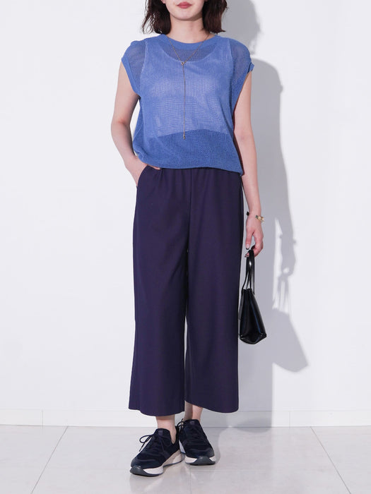 エアサッカー・ワイドクロップドパンツ