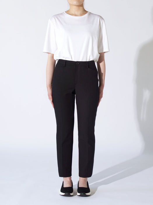 身長:157cm 股下67cmに裾上げ、30サイズ着用（普段の服はS）、#08 ブラック