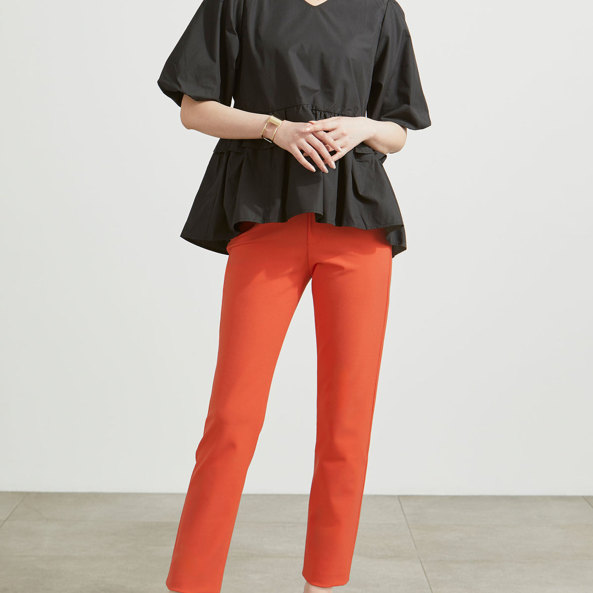 ジョーゼット・スリムパンツ — B-THREE（ビースリー）｜公式通販サイト