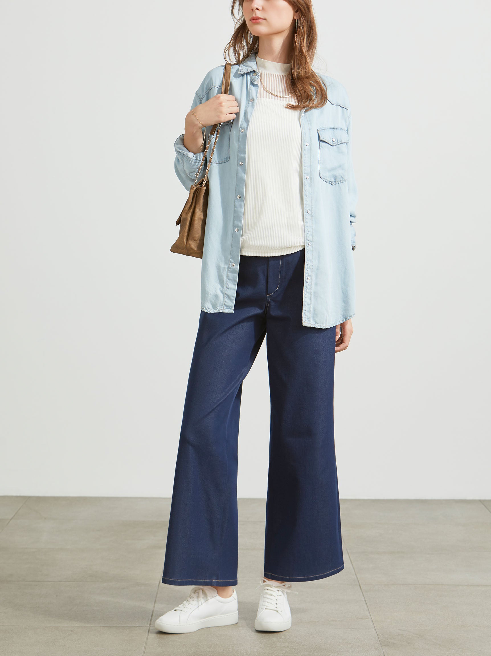 スムースジーンズ・ワイドパンツ