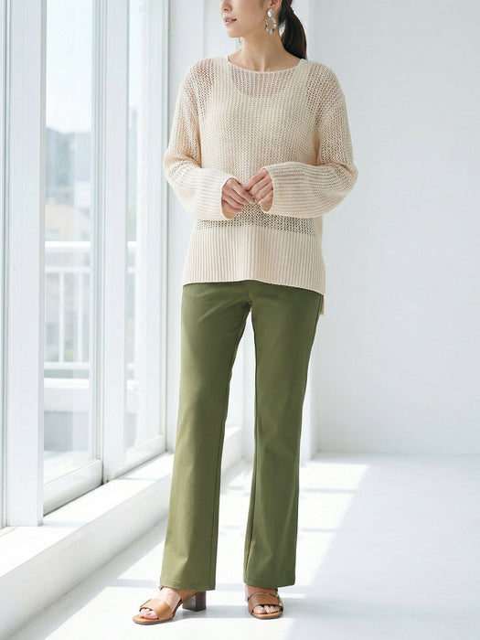 コットン+3・スニーカーカットパンツ