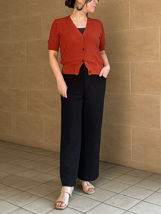 【夏季限定】エアラチネ・ワイドパンツ（後ろゴム仕様）