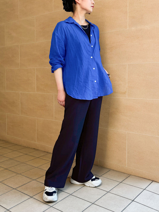 【夏季限定】エアラチネ・ワイドパンツ（後ろゴム仕様）