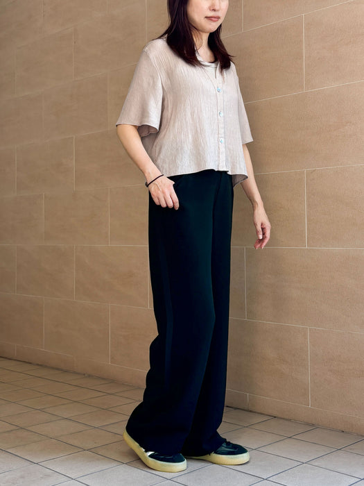 【夏季限定】エアラチネ・ワイドパンツ（後ろゴム仕様）