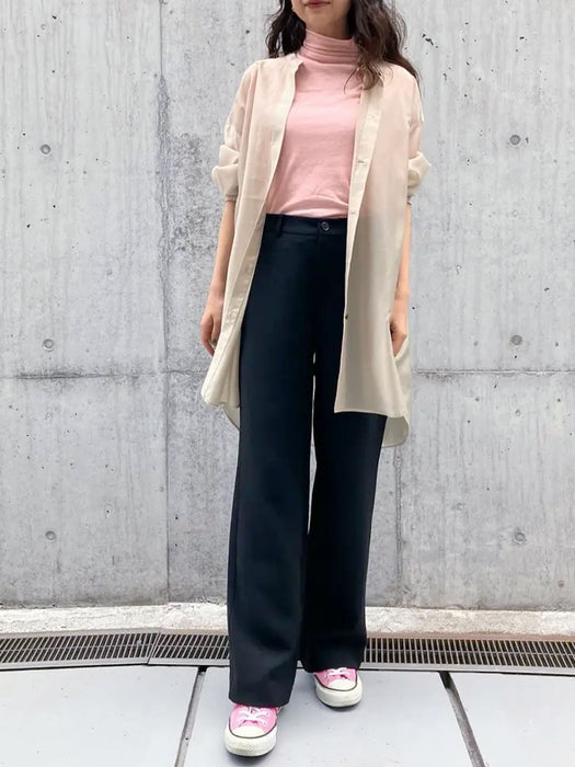 【夏季限定】エアラチネ・ワイドパンツ（後ろゴム仕様）