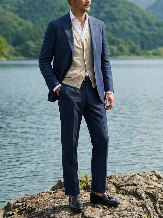 オックスフォード・ストレートパンツ