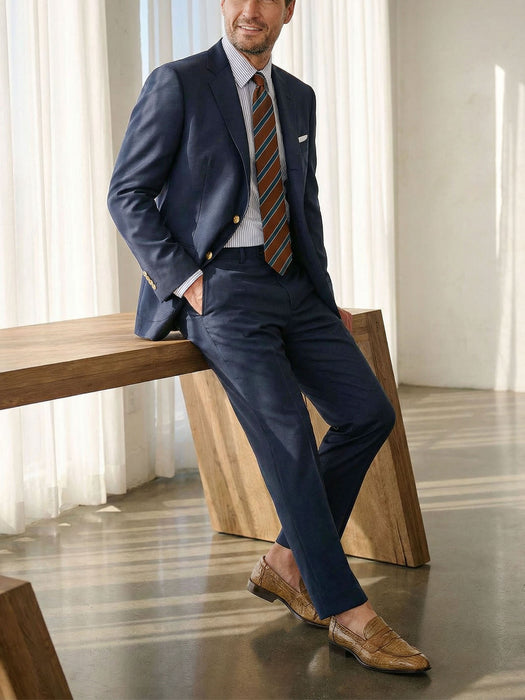 オックスフォード・スリムパンツ