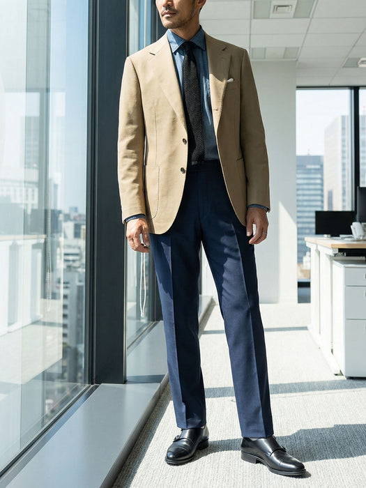 オックスフォード・スリムパンツ