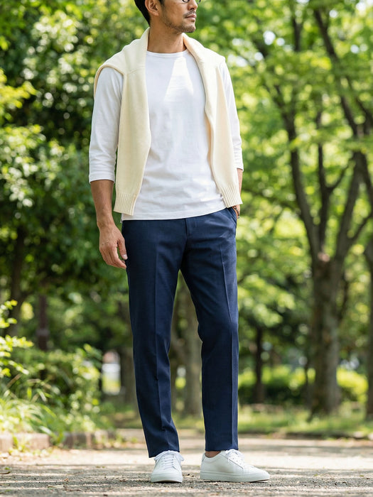 オックスフォード・スリムパンツ