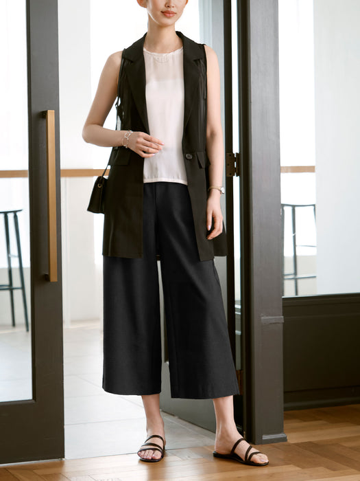 エアサッカー・ワイドクロップドパンツ