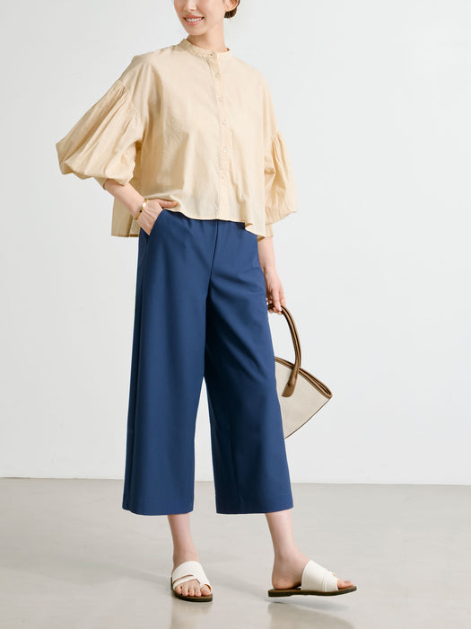 エアサッカー・ワイドクロップドパンツ