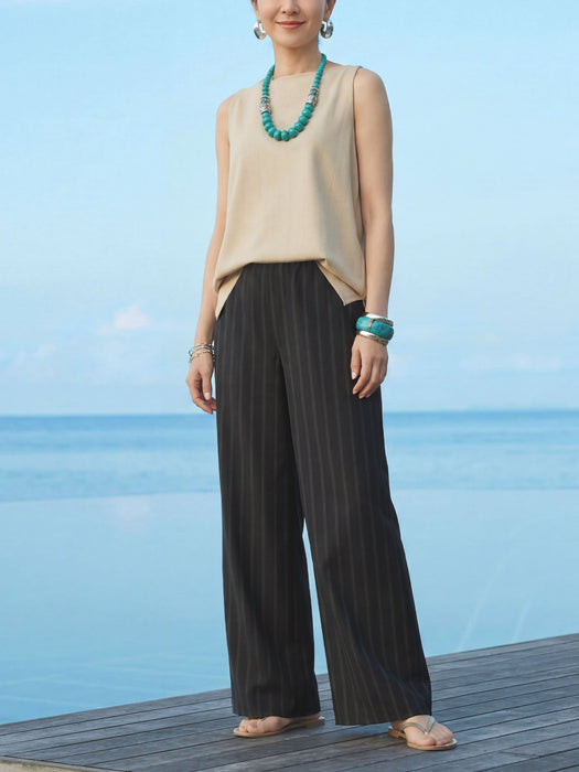 【夏季限定】つんぱびたエアリー・ワイドパンツ