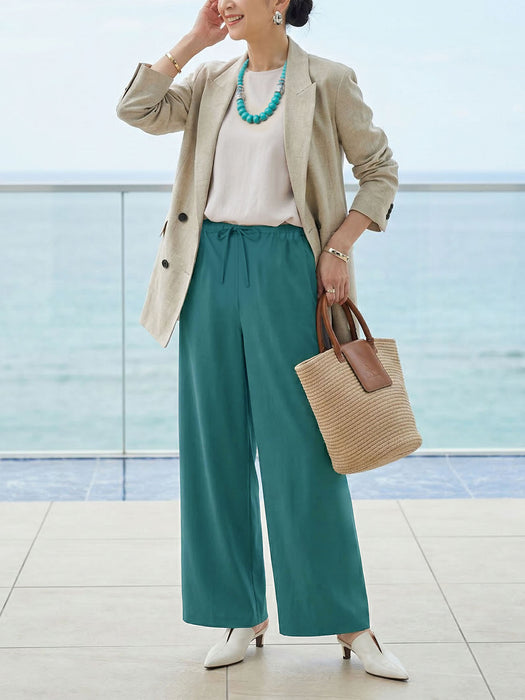 【夏季限定】つんぱびたエアリー・ワイドパンツ