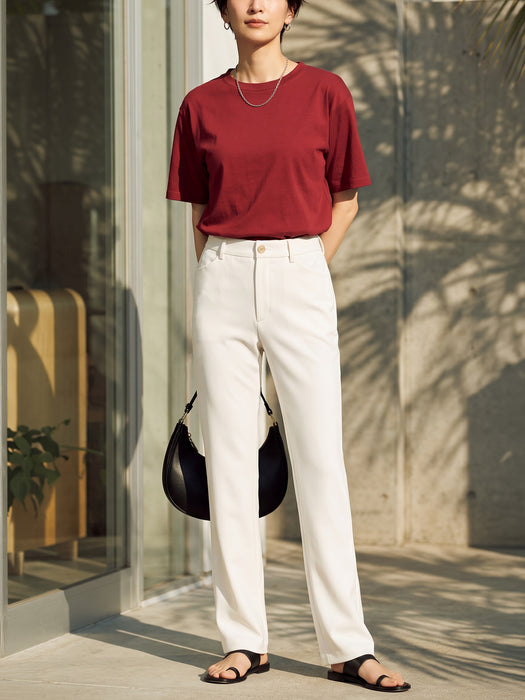 Georgette Straight Pants