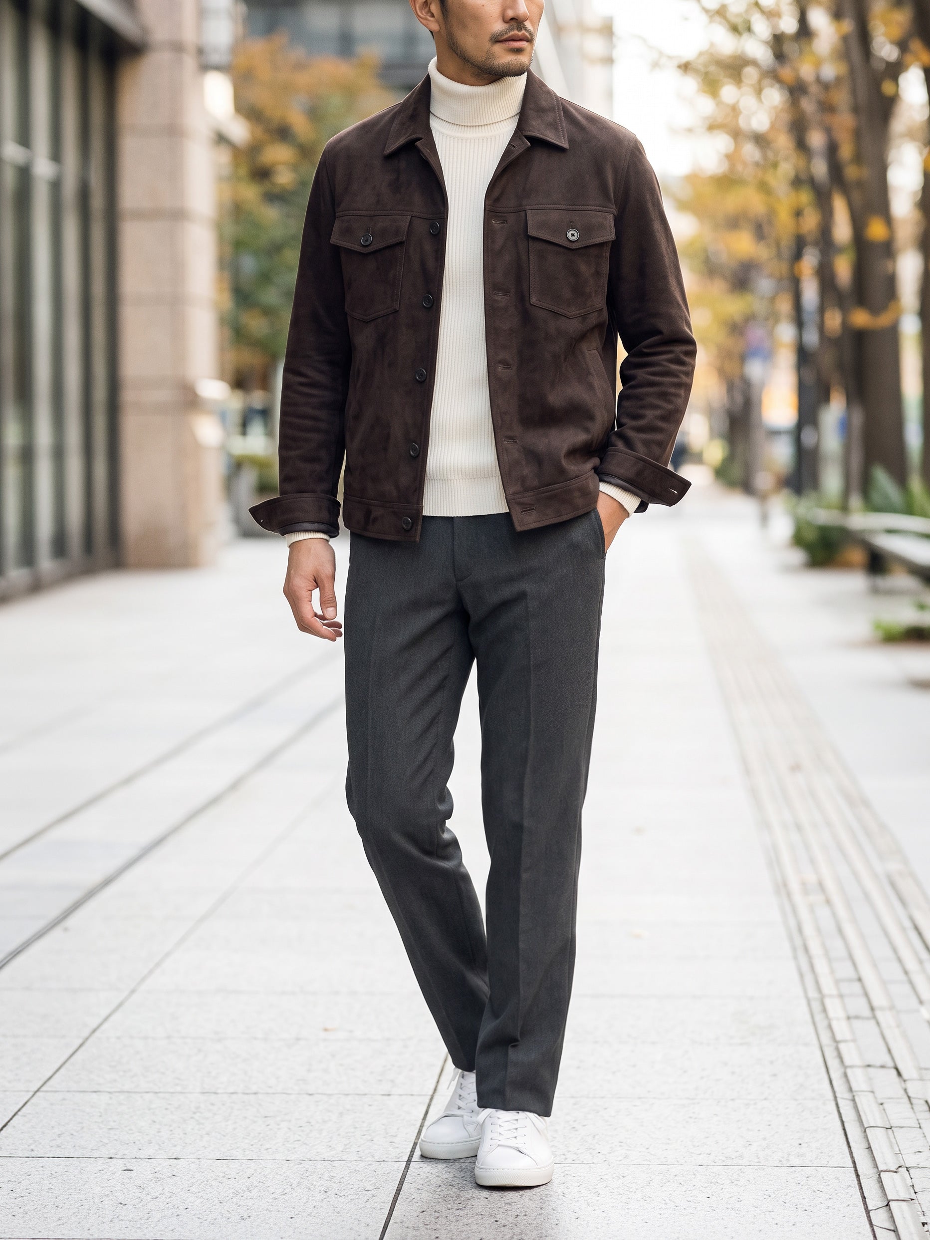 Milky Warm Straight Pants