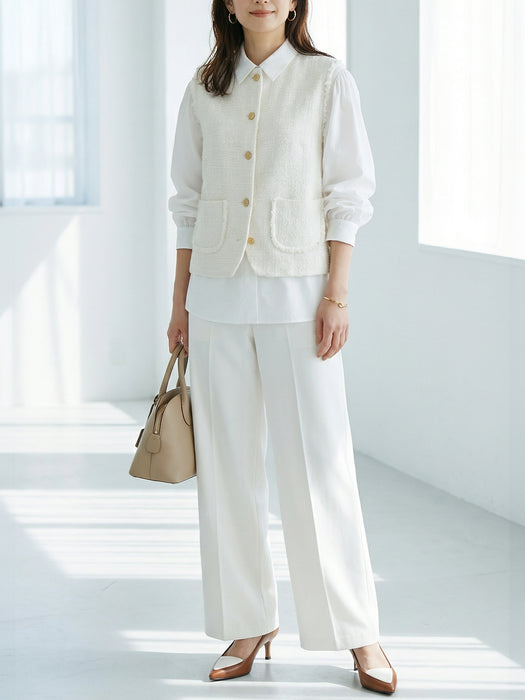 クラッシーチノ・ワイドパンツ(センタープレスあり)