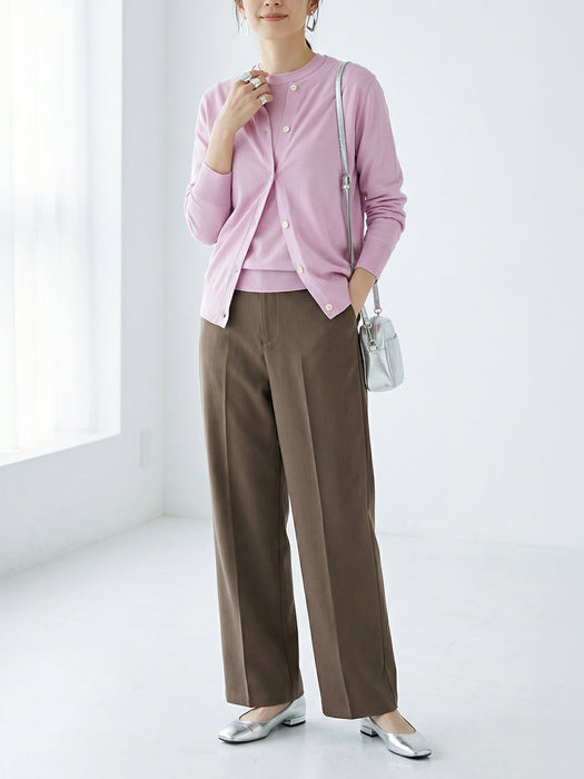 クラッシーチノ・ワイドパンツ(センタープレスあり)