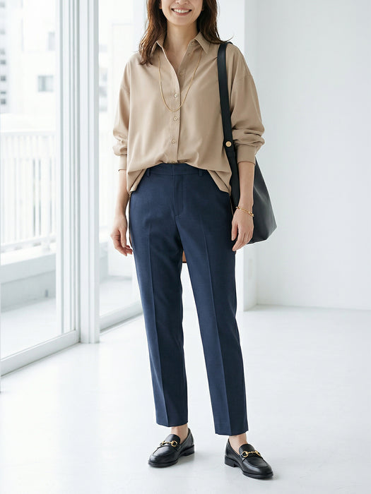 オックスフォード・テーパードパンツ