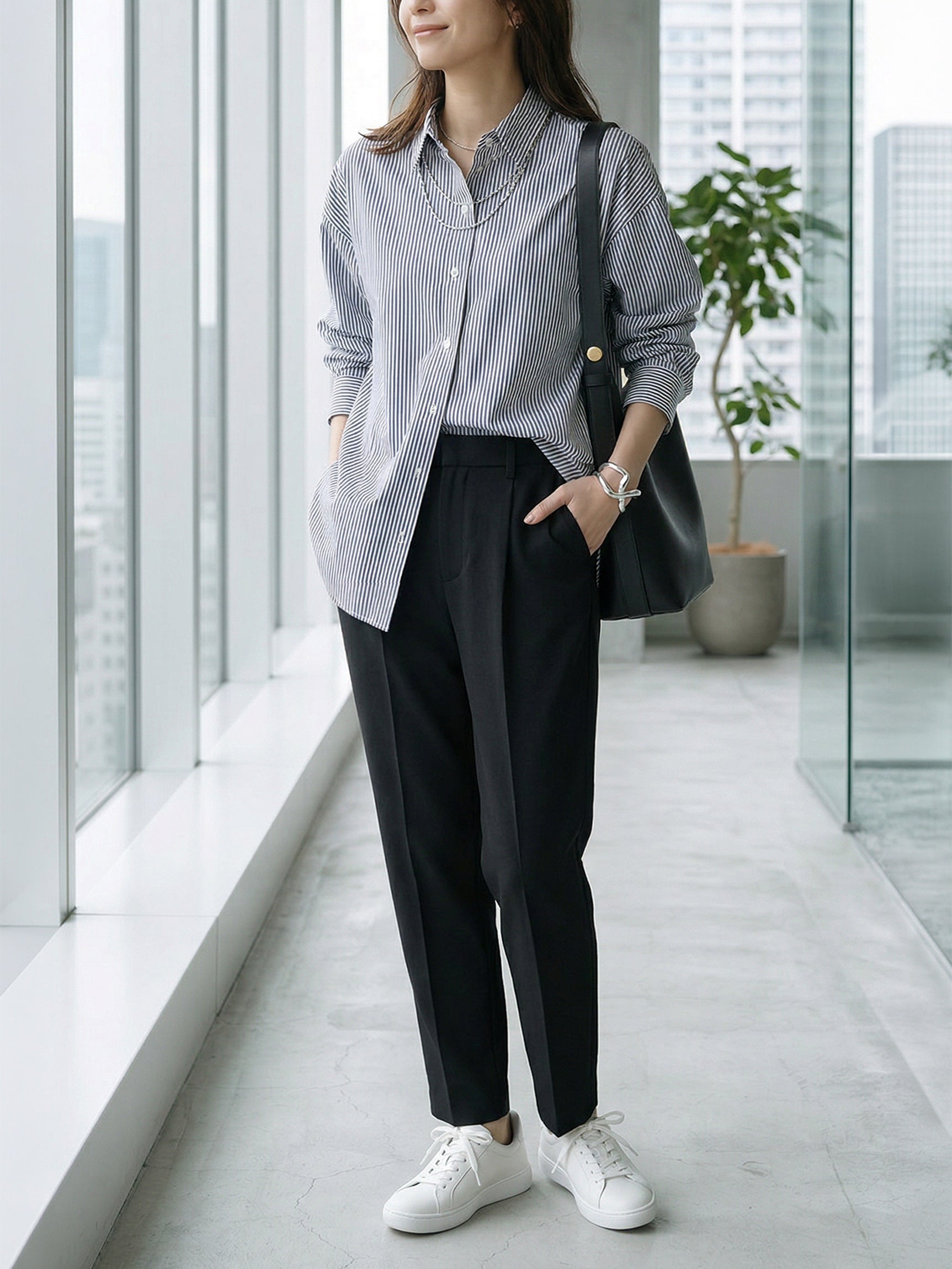 ラグジュアリーウール・テーパードパンツ