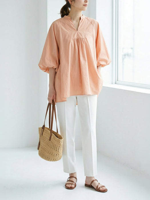 ダブルクロス・テーパードパンツ